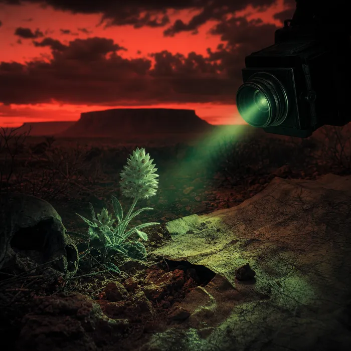 Green Ghost in the Camera