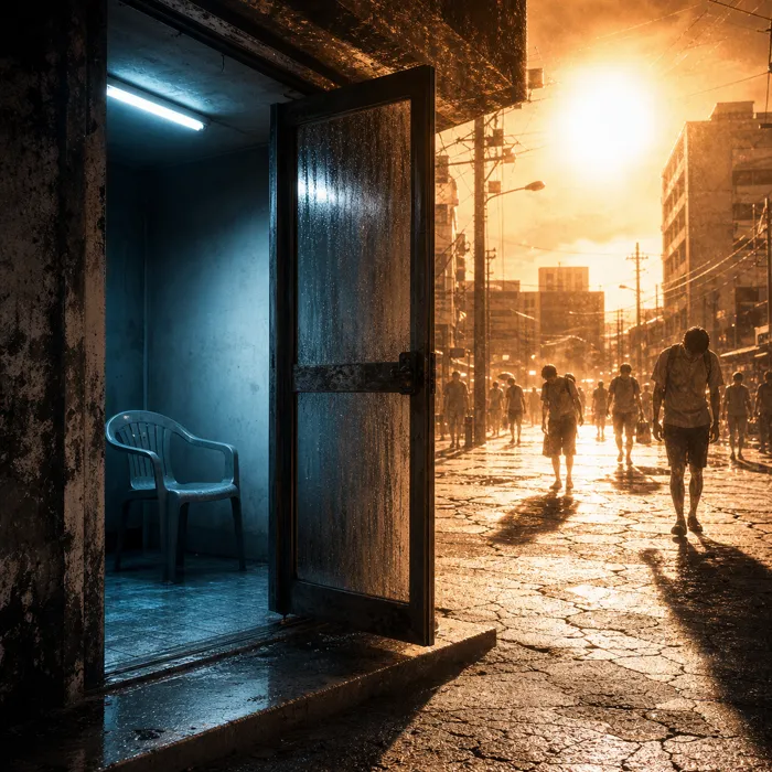 Open Door in the Heat
