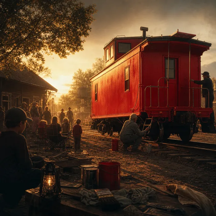 The Caboose Still Shines